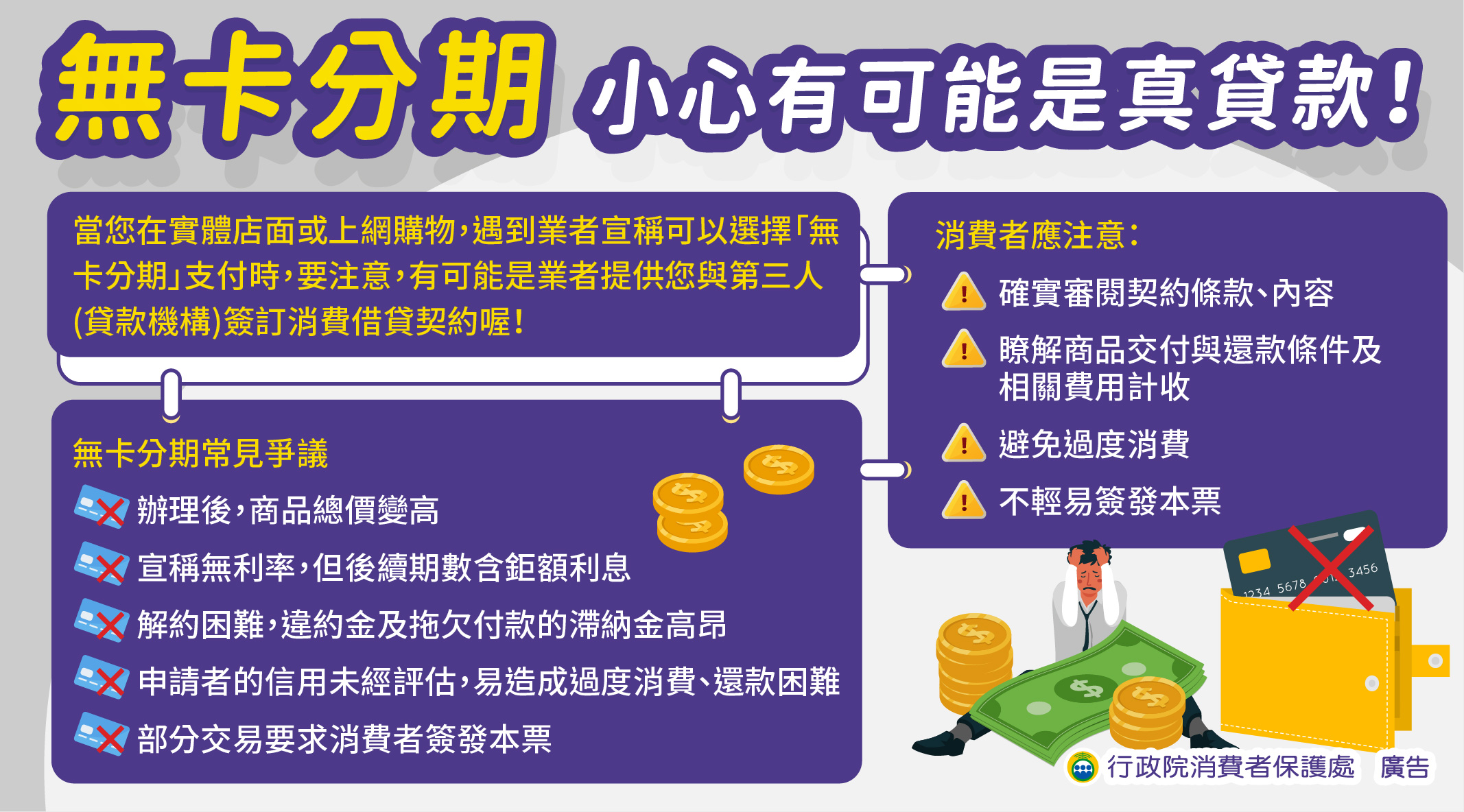 無卡分期小心有可能是真貸款！